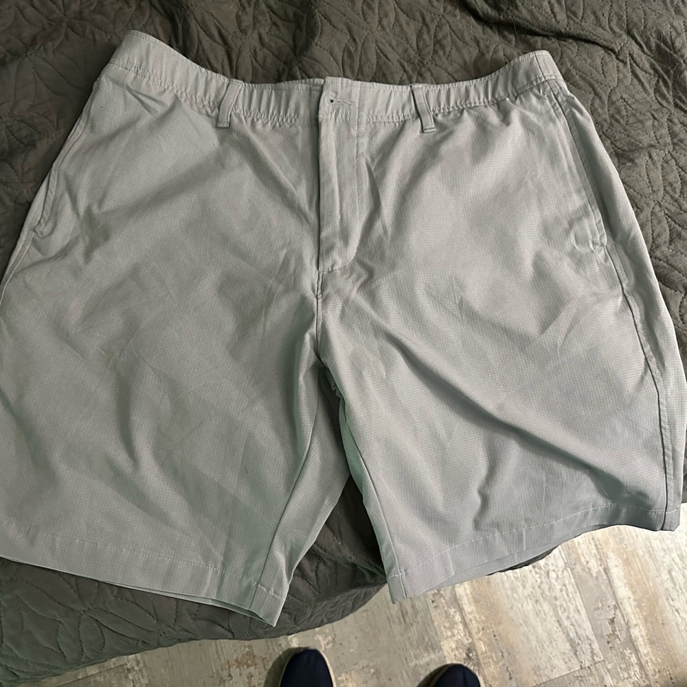 Under Armour, active wear shorts.
